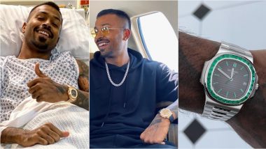 Hardik Pandya Luxury Watch Collection: Here’s a List of Expensive Watches Owned by Indian Cricketer and How Much They Cost