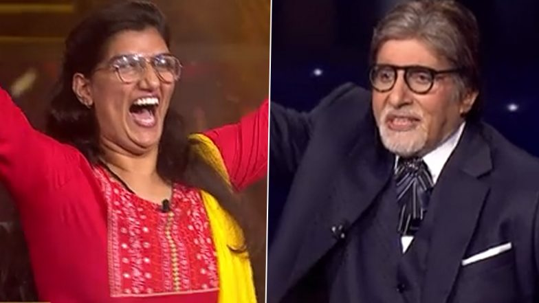 Kaun Banega Crorepati 13: Will Himani Bundela Be the First Crorepati of Amitabh Bachchan’s Quiz Show? (Watch Video)