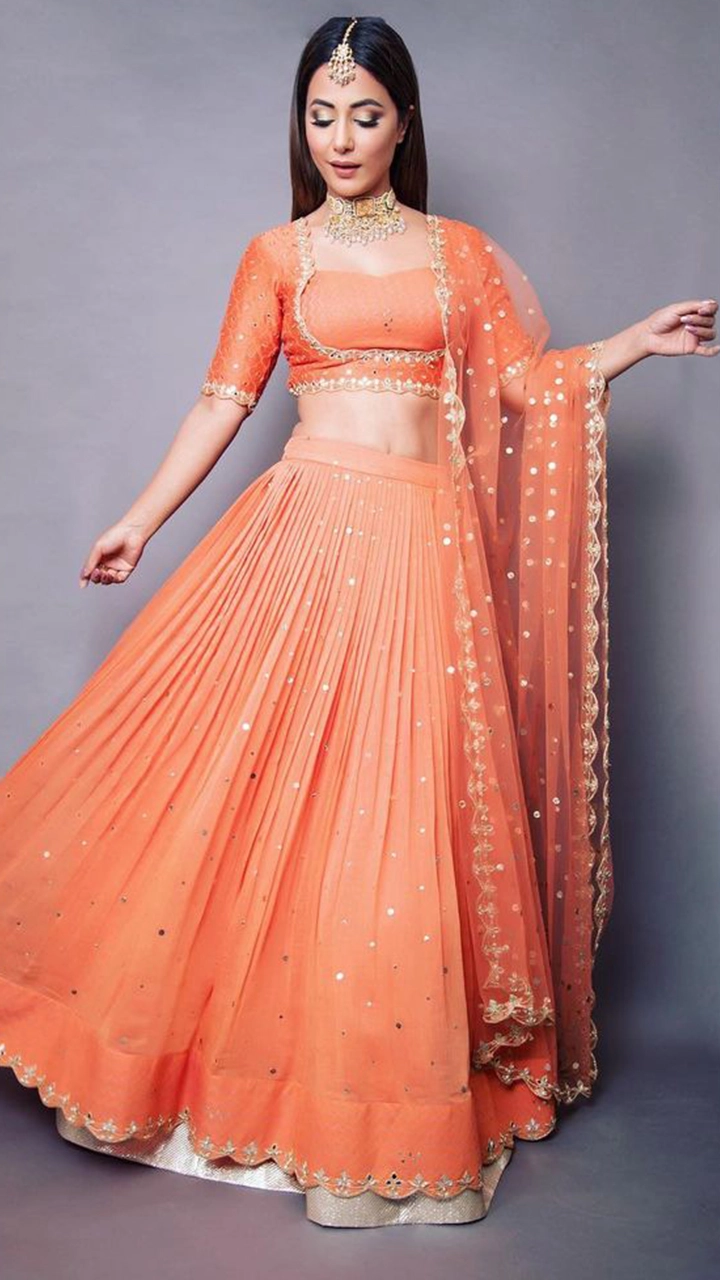 Janmashtami 2021 Fashion: From Hina Khan to Erica Fernandes, Style Like These TV Actresses in Lehenga Choli