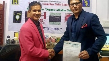 Business News | Libas Consumer Products Ltd Signs Contract with Govt of India Owned Hindustan Salts Ltd