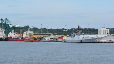 Indian Naval Ships Shivalik and Kadmatt Arrive at Muara for Bilateral Professional Interactions With Royal Brunei Navy
