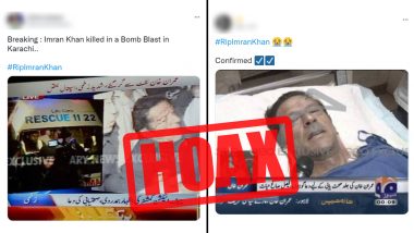 #RipImranKhan Trends as Fake News of Pakistan PM Imran Khan's Death Goes Viral on Twitter