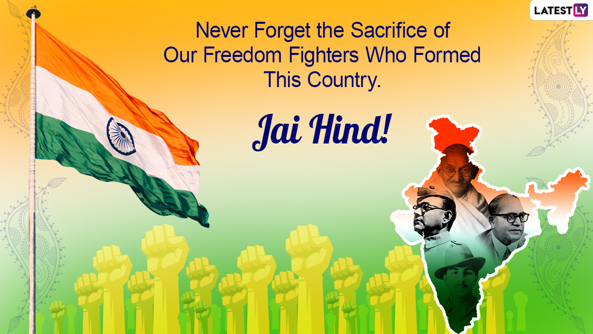 India Independence Day 2021 Greetings With Jai Hind Photos for ...