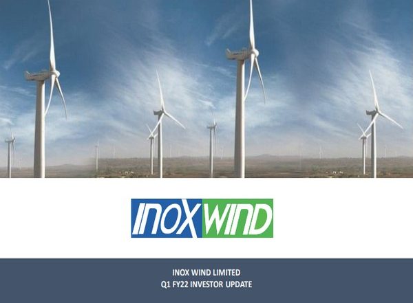 Business News | Inox Wind Gross Revenue Totals Rs 169 Crore in Q1
