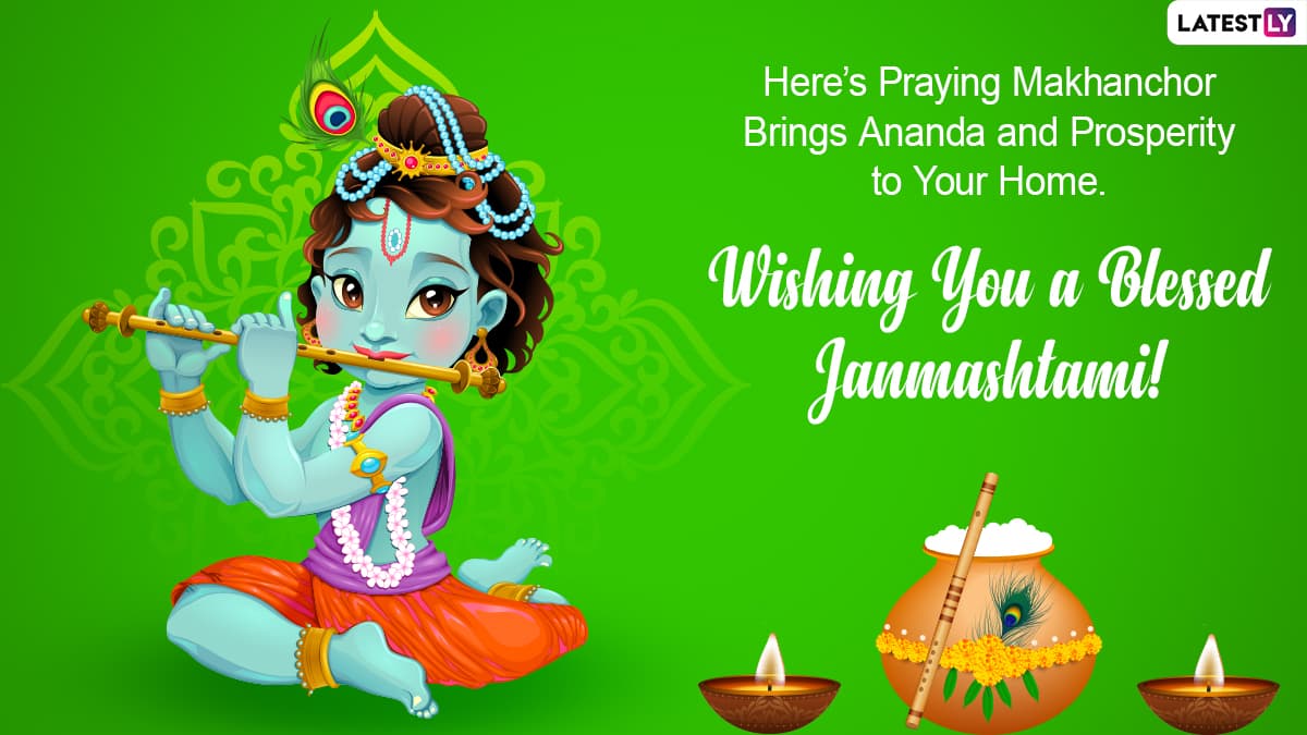 Happy Krishna Janmashtami Wishes, Greetings & Quotes: Send Images ...