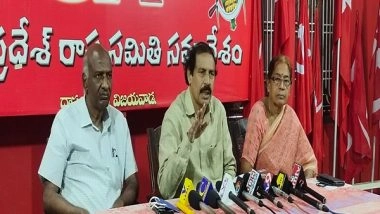 India News | BJP Led Central Govt Playing Politics over Andhra Pradesh's Capital Issue: CPI Leader