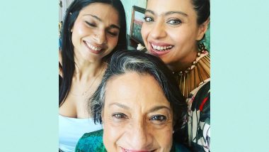 Kajol Shares A Pre-Birthday Lunch Selfie With Mom Tanuja And Sister Tanisha Mukerji (View Pic)
