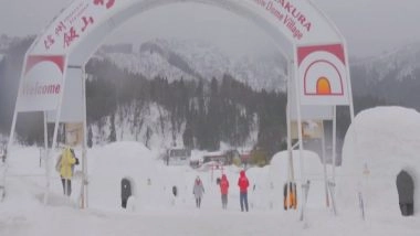 World News | Kamakura Snow Dome Village Attracts Visitors in Japan
