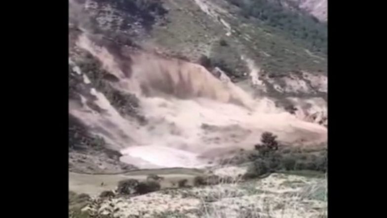 Landslide Blocks Manali-Leh National Highway 3 in Himachal's Lahaul-Spiti District
