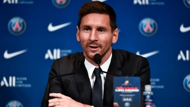 Lionel Messi Meets PSG Fans for the First Time After Signing for French Club (Watch Video)