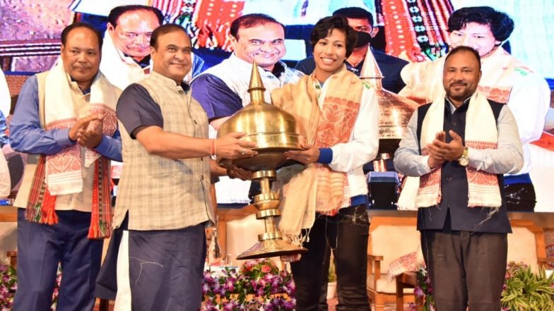 Lovlina Borgohain, Tokyo Olympics 2020 Bronze Medallist, Felicitated by Assam Chief Minister Himanta Biswa Sarma