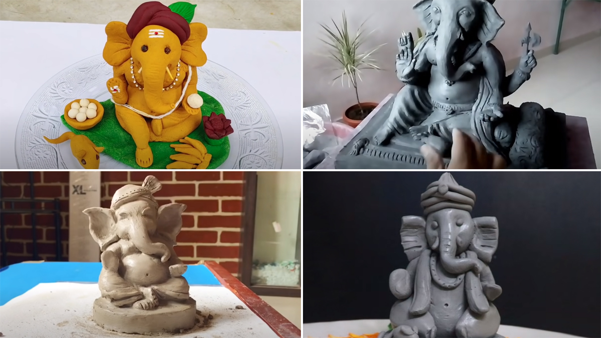 Ganesh Chaturthi 2021: How To Make Eco-Friendly Ganesh Idols at Home? Ditch  PoP and Use These Biodegradable Items To Make Ganpati Murti | 🙏🏻 LatestLY