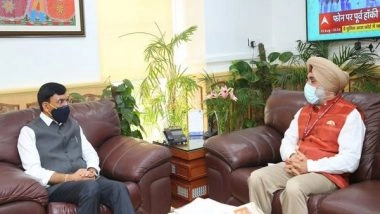 World News | Union Health Minister Meets Indian Envoy to US, Discusses Healthcare