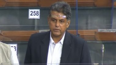 Congress MP Manish Tewari Moves Adjournment Motion Notice in Lok Sabha Over Pegasus Issue