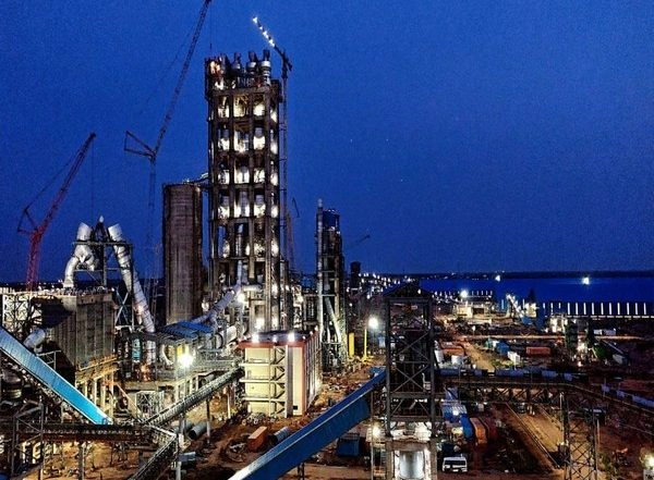 Business News | Rajasthan CM Inaugurates Trial Run at Ambuja's Marwar Cement Plant in Nagaur