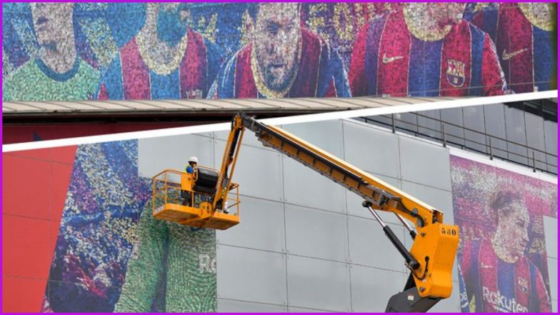 Lionel Messi Images Removed from Barcelona’s Camp Nou Stadium As he Joins PSG