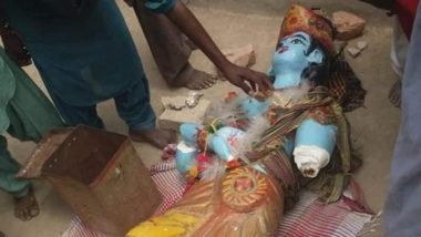 Janamashtami 2021: Miscreants Vandalise Hindu Temple at Khipro City in Pakistan’s Sindh Province, Damage Lord Krishna’s Idol