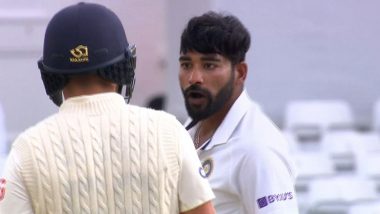 IND vs ENG 1st Test 2021: Mohammed Siraj, Sam Curran Engage in Verbal Tussle on Day 4