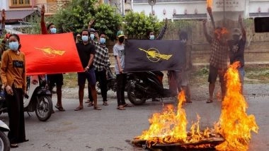 World News | Myanmar Protestors Mark Anniversary of 1988 Uprising
