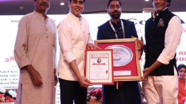 Business News | Social Worker Niket Patel Gets Rajiv Gandhi Global Excellence Award