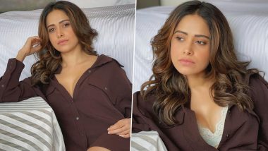 Nushrratt Bharuccha Channels ‘Brown Kudi’ Look In an Over-Sized Button-Down Shirt, View Latest Insta Post