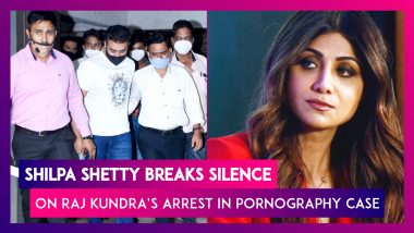 Shilpa Shetty Breaks Silence On Husband Raj Kundra’s Arrest In Pornography Case, Says, 'Don’t Deserve Media Trial'