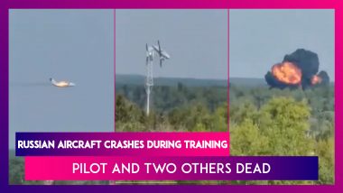 Russian Aircraft Crashes During Training, Pilot And Two Others Dead