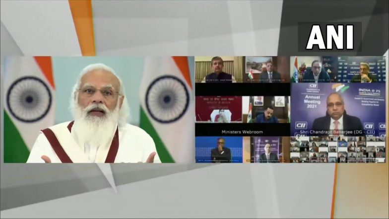 India's Economy Picking Up Pace, Industry Needs to Increase Risk Taking Appetite, Says PM Narendra Modi at CII Annual Meeting