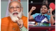 Bhavina Patel Bags Silver Medal at Tokyo Paralympics 2020: PM Narendra Modi Congratulates India Paddler, Says &lsquo;Her Journey is Motivating&rsquo;