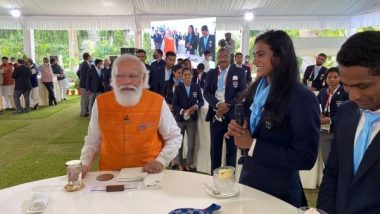 PM Narendra Modi Fulfils Promise, Eats Ice-Cream With Tokyo Olympic Medallist PV Sindhu