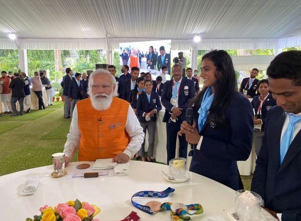 PM Narendra Modi Fulfils Promise, Eats Ice-Cream With Tokyo Olympic Medallist PV Sindhu