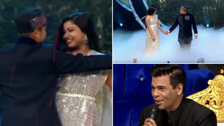 Indian Idol 12: Pawandeep Rajan, Arunita Kanjilal Recreate Shah Rukh Khan-Kajol’s Romantic Scene From Kuch Kuch Hota Hai (Watch Video)