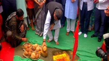 India News | Union Minister Dharmendra Pradhan Lays Foundation Stone of Common User Petroleum Facility in Odisha