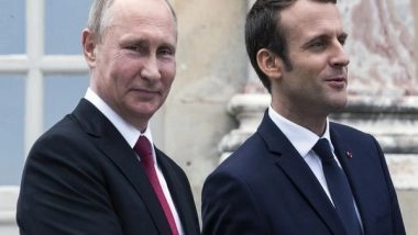 World News | Putin, Macron Exchange Views on Internal Ukrainian Crisis: Kremlin