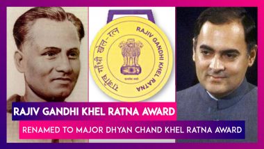 Rajiv Gandhi Khel Ratna Award Renamed After Great Hockey Legend Major Dhayan Chand By PM Narendra Modi