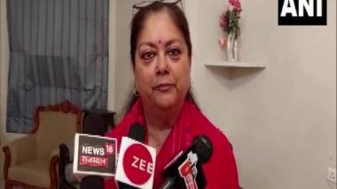 India News | Vasundhara Raje Hits Back over 'poster Row', Says Want to Rule Hearts of People