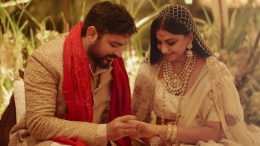 Newlyweds Rhea Kapoor and Karan Boolani’s First Picture Is a Perfect ‘In-Love’ Capture; the Bride Looks Resplendent in the Cream Attire!