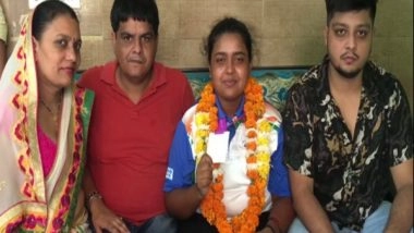 India News | Ghaziabad's Sakshi Chaudhary Wins Silver Medal in World Youth Archery Championship