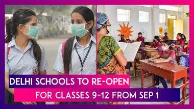 Delhi Schools To Re-Open For Classes 9-12 From Sep 1, Coaching Classes, Libraries To Also Open