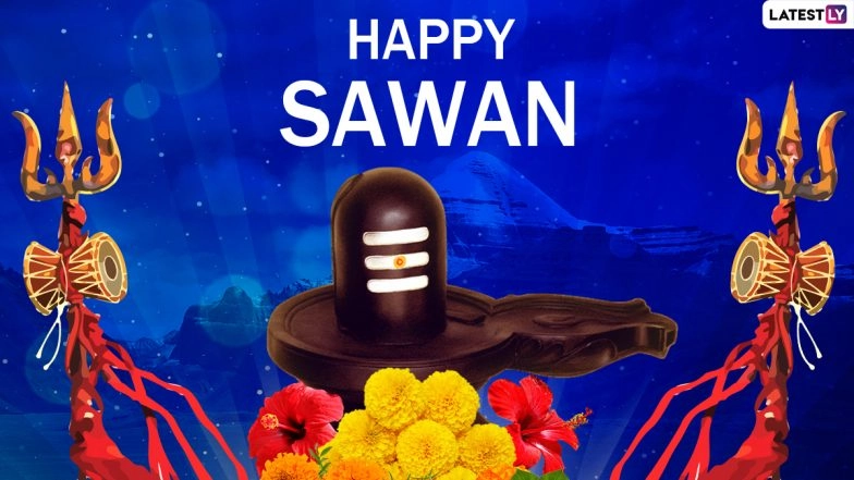 Happy Sawan Somwar 2021 Wishes & HD Images: Celebrate Start of Shravan Maas in Maharashtra With WhatsApp Messages, Greetings, SMS, Facebook Status and Photos