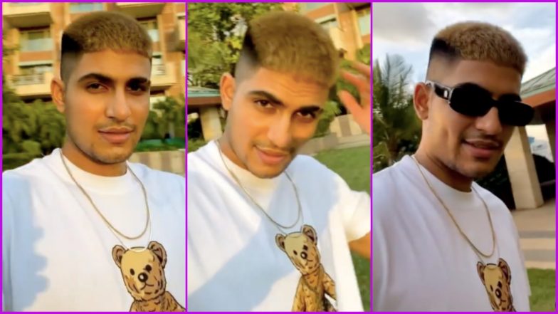 Shubman Gill Reveals his Blonde Hairstyle Via Funky Instagram Reel (Watch Video)