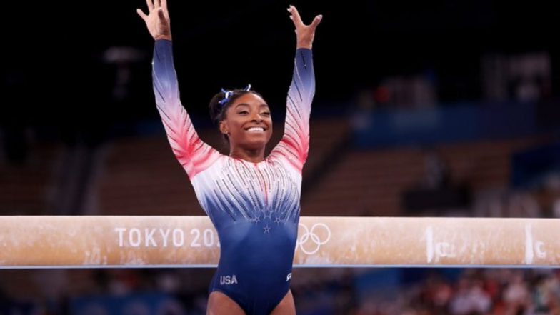 Simone Biles Wins Bronze Medal in Women’s Balance Beam Final for USA at Tokyo Olympics 2020