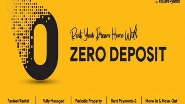 Business News | Square Yards Launches Zero Deposit Programme for Renters Through Azuro