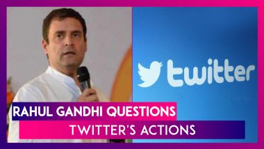 Rahul Gandhi Questions Twitter's Actions, Calls It 'Interfering With Democratic Process Of India'