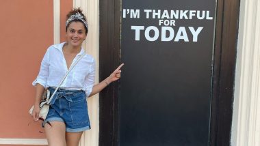 Taapsee Pannu’s Chic Style in Classic White Shirt with Denim Shorts Is What We Need to Drive Away Our Mid-Week Blues (See Pic)