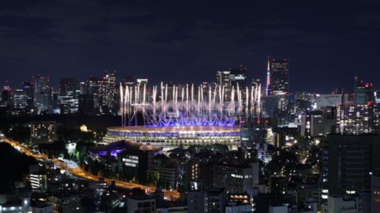 Fireworks Mark End of Tokyo Olympic Games 2020