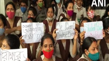 India News | Trainees of Five DIETs Stage Protest Demanding Final Exams Through Online Mode in Tripura's Agartala