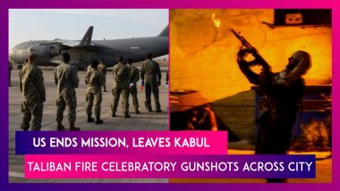 Afghanistan: US Ends Mission As Last C-17 Airplane Leaves Kabul, Taliban Fire Celebratory Gunshots Across City