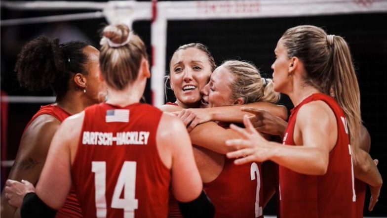 US Women Beat Brazil to Win 1st Olympic Volleyball Gold at Tokyo Olympics 2020