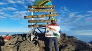 Uma Singh, Mountaineer and Cyclist From Gorakhpur, Reaches Top of Mt Kilimanjaro in Tanzania, Unveils Sonu Sood Poster
